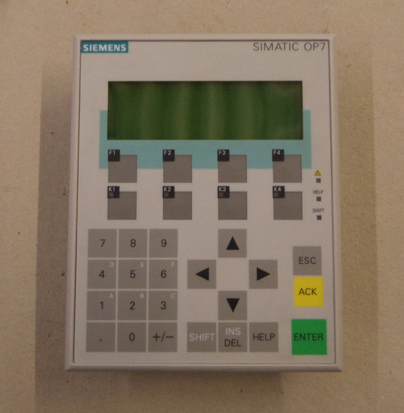 Operator panel OP7-PP, Siemens 6AV3 607-1JC00-0AX1 Grid Versa