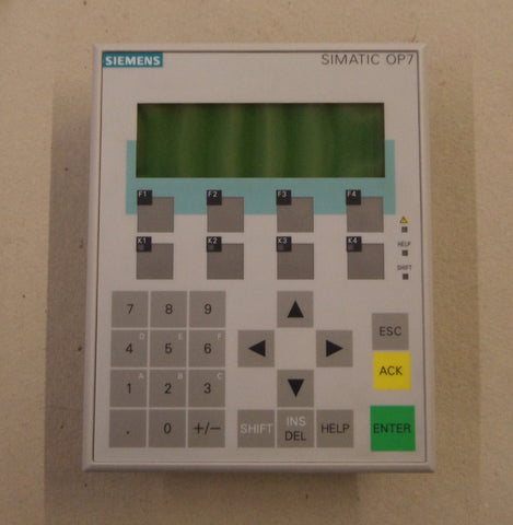 Operator panel OP7-PP, Siemens 6AV3 607-1JC00-0AX1 Grid Versa