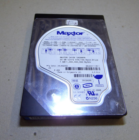 Hard Disk 3½" 2,1 Gbyte prepared for CNC X30 Drill Alpha 01