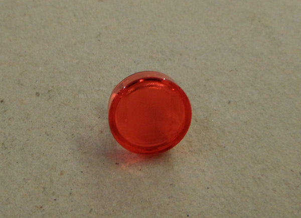 Button, red / transparent LUMITAS (RED) Drill Mic Series