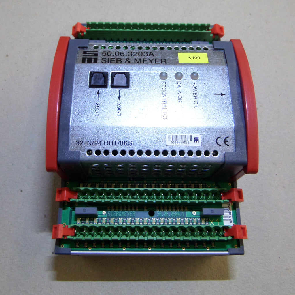 Base Module I/O 24V, Sieb&amp;Meyer 50.06.3203A Drill Micronic 80 Series