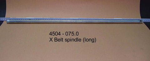 Spindle long, X belt, incl. pulleys Flying Probe Speedy