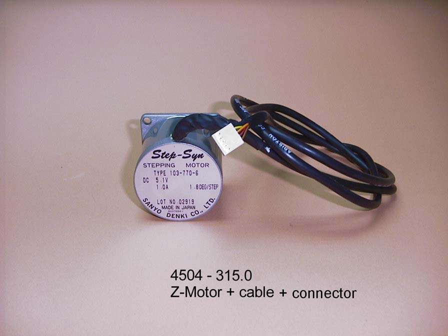 Motor, Z + connector + cable No. 103-770-6 Flying Probe Speedy