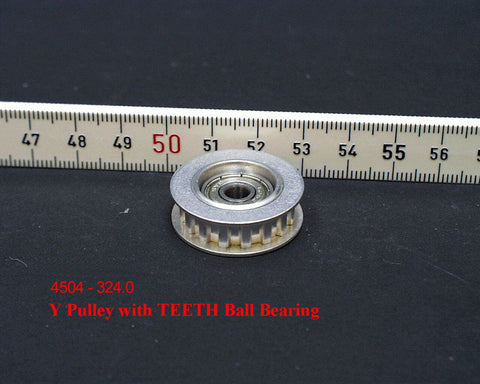 Pulley, toothed with bearing, Y belt Flying Probe Speedy